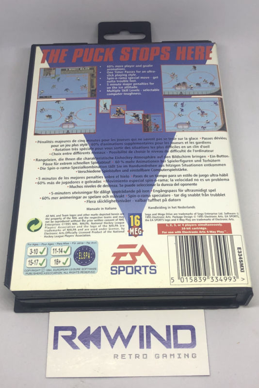 NHL 96 - Mega Drive - Rewind Retro Gaming