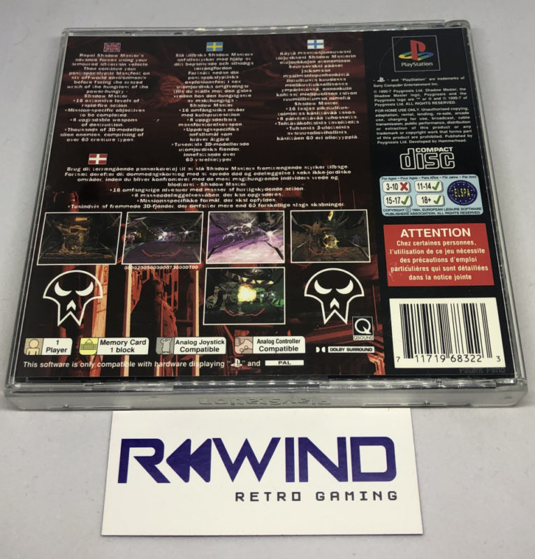 Shadow Master - PS1 - Rewind Retro Gaming